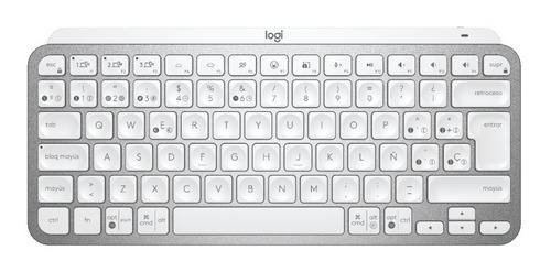 Teclado Logitech Mx Keys Mini Pale Grey Retroiluminado Bufón