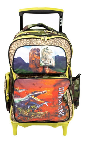 Owen Mochila Escolar Carrito 3 Ruedas Reforzada Gab18dino 6c