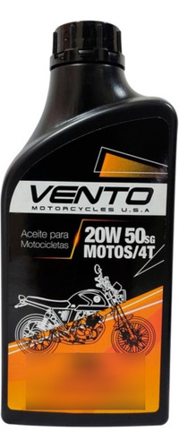 Aceite Mineral Vento 20w50 4t (1lt)
