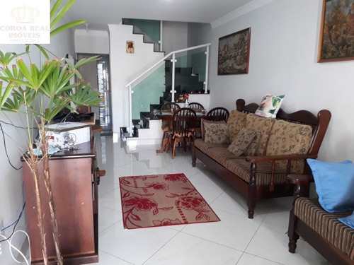 Imagem 3 de 26 de Lindo Sobrado Com Área Gourmet E Churrasqueira Com 03 Dorms E 01 Suíte 02 Vagas Na Patriarca Vagas - Sb00264 - 69871766