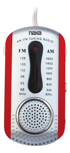 Naxa Electronics Nr-721 Mini Radio Bolsillo Portatil Am Fm X