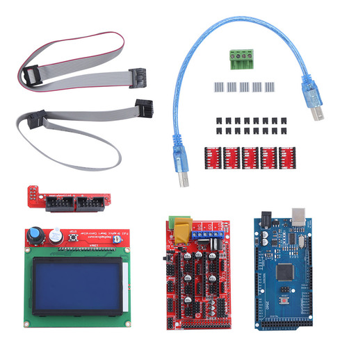 Kit De Impresora 3d Para Reprap Mega 2560 Board Ramps 1.4