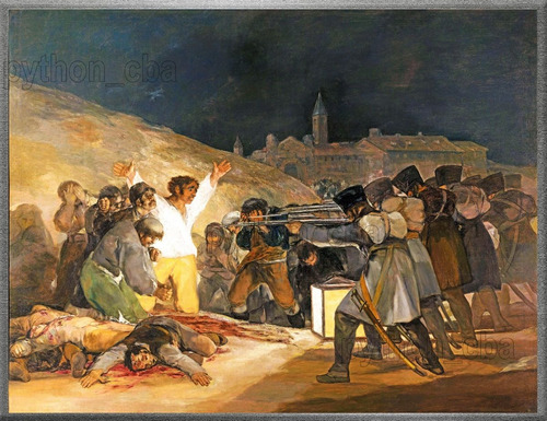 Cuadro El 3 De Mayo De 1808 De Francisco De Goya - 1814