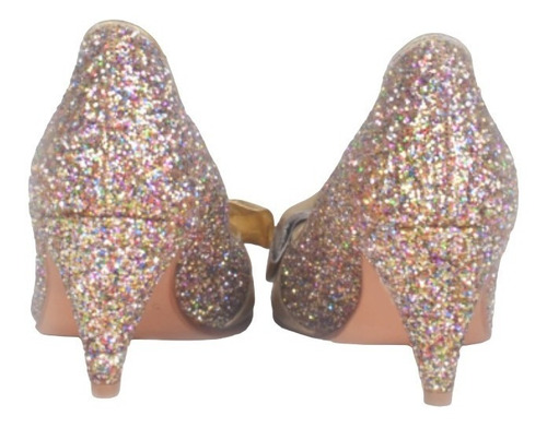 Imagen 6 de 6 de Zapatos Tacos De Cuero De Mujer - Sky Bajo - Ferraro