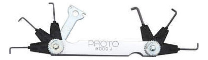 Proto J000j Tapered Feeler Gauge Set,dim Type Inch Aan
