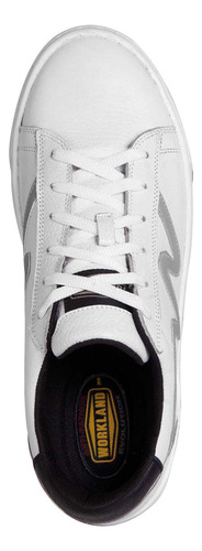 Tenis Bota Motociclista Hombre Moto Biker Wkl 80204 Blanco