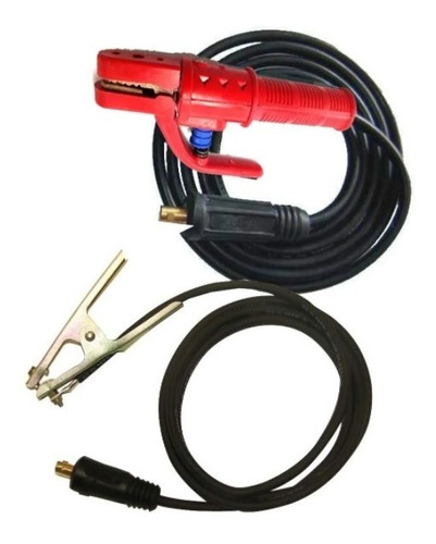 Pinza Porta Electrodo 300a Masa Cable 25mm Borne 12mm Kit