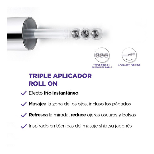 Imagen 6 de 10 de Ácido Hialurónico Sérum de Ojos L'Oréal Paris Revitalift día/noche para piel normal de 20mL