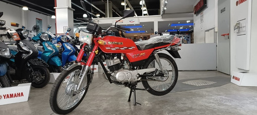 Imagen 5 de 16 de Suzuki Ax 100 0km 2023 Rojo / Negro / Gris