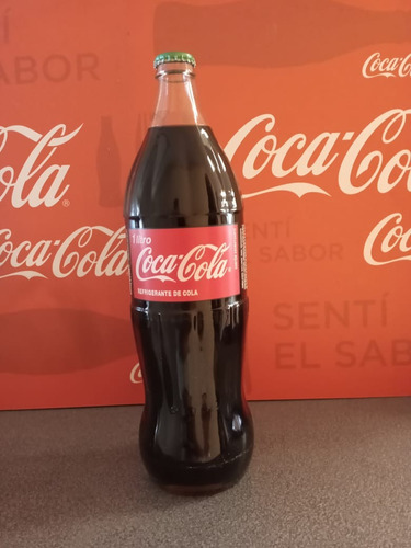 Botella Coleccionable  Coca Cola Brasil Un  Litro Retornable