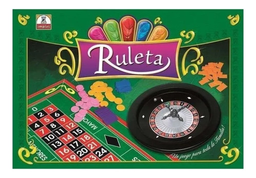 Juego De Mesa Ruleta De Lujo Familiar Fichas Tablero Yo Gane