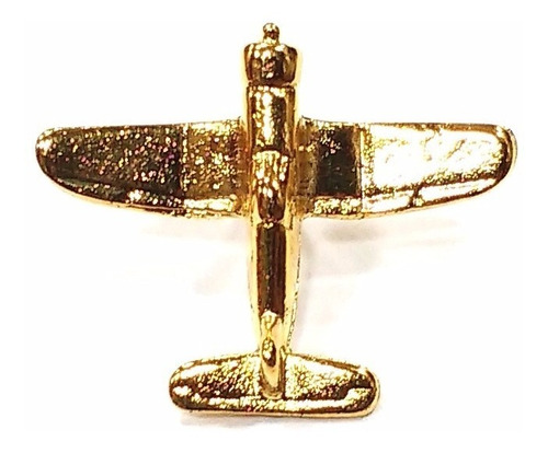 Pim Bótom Broche Pin Avião Aviação Modelo 8 Folheado A Ouro