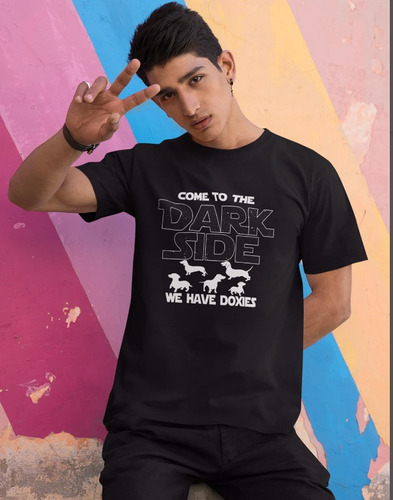 Polera Unisex Star Wars Lado Oscuro Algodon Estampado