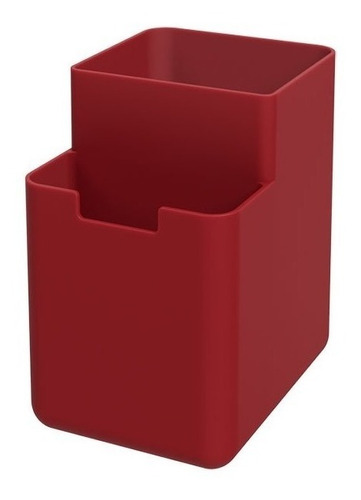 Organizador Mesada Plast Single 8x10.5x12cm Rojo B
