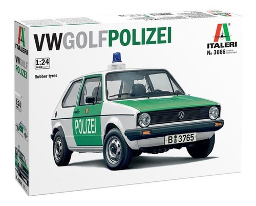 Vw Golf Polizei By Italeri # 3666   1/24