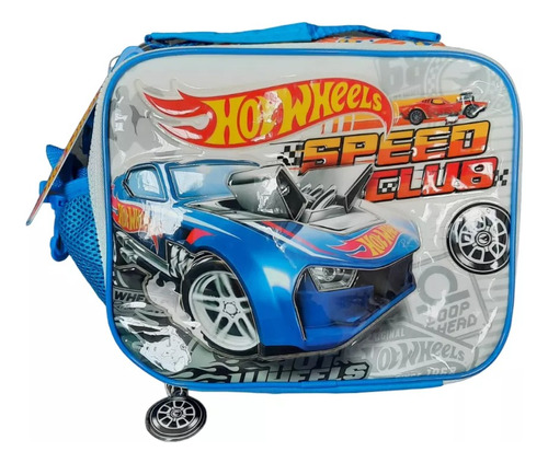 Lunchera Térmica Infantil Hot Wheels Speed Varios Colores