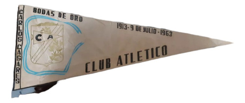 Antiguo Banderin Bodas De Oro Club Atletico