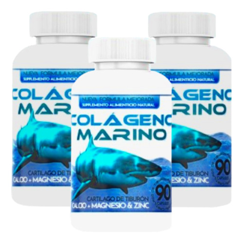 Colageno Marino 270 Capsulas Original, Envio Gratis. 