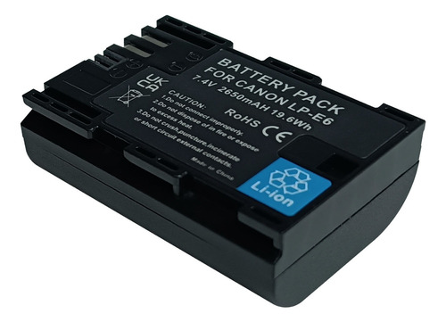 Bateria Lp-e6 Para Canon Eos 5ds Eos 5d Mark Ii Eos 6d