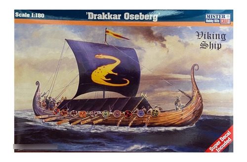 Barco Vikingo Drakar Oseberg 1:180 Barcos Escala