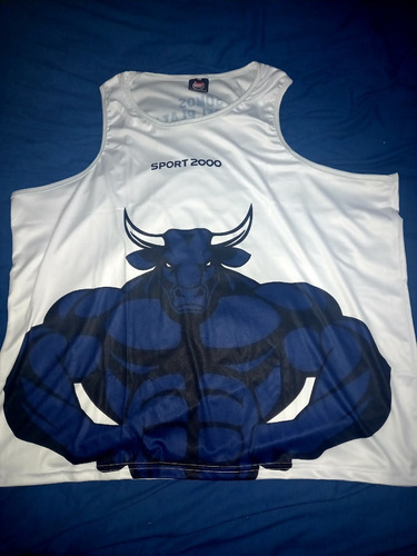 Musculosa Sport 2000 Club Alvarado Blanca Toro