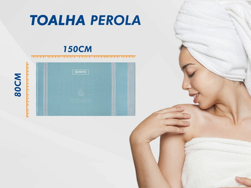 Kit C/ 9 Toalha De Banho Gigante 80 X 1,50 Atacado + Brinde