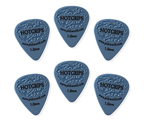 Pickworld Hotgrip Delrin Púa De Guitarra Azul