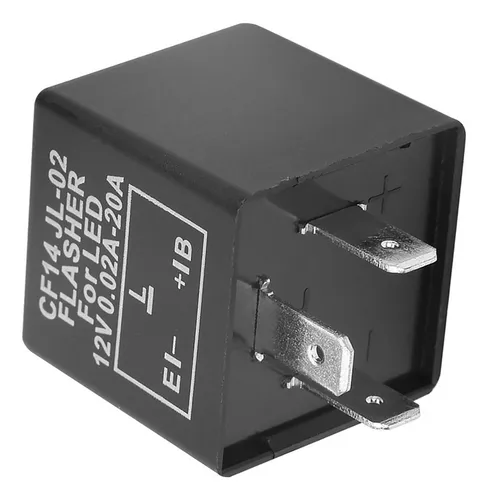 Relé Flasher Led Para Luces Direccionales Cf14 Jl-02 3 Pines