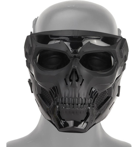 / Máscara De Máscara De Cara Completa Con Protección Negro