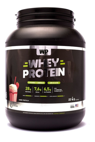 Whey Protein Wp Cibeles Masa Muscular Grande Sabor Frutilla