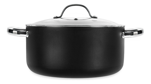 Olla Con Tapa Brinox Linea Curry Negro 22 Cm 3,70 L