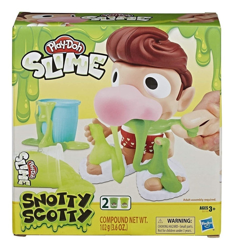 Play Doh Muneco Slime Snotty Scotty Art E6198 Loonytoys