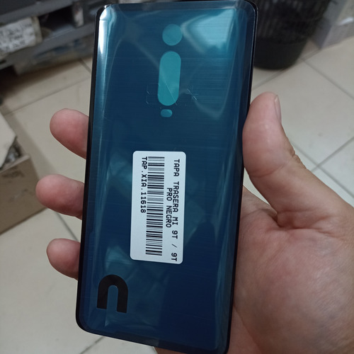 Tapa Carcasa Trasera Para Xiaomi Mi 9t / 9t Pro Negra Negro Liso