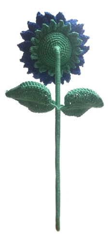 Girasol De Hilo Algodon Tejido A Mano Crochet