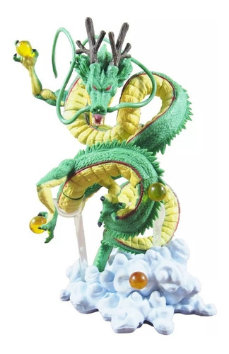 Figura De Shenlong Dragon Ball De 17 Cm Con Nube Y Esferas