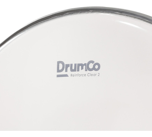 Parche Para Batería Reinforce Clear 2 De 14 Dr-14rc2 Drumco Color Blanco