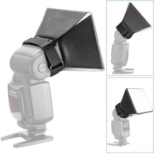 Imagen 6 de 7 de Mini Softbox Difusor Para Flash 10x13cm Nikon Canon