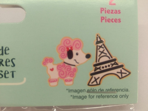 Pack 2 Cortadores Galleta Torre Eiffel París Perrito Al