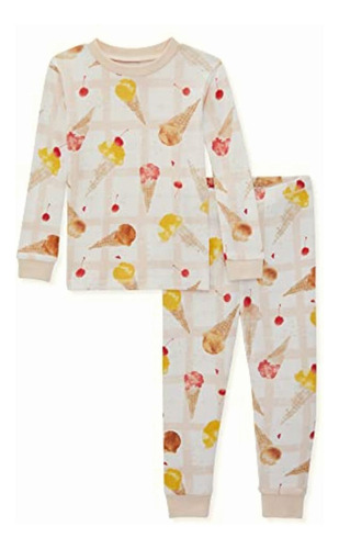 Burt's Bees Baby Conjunto De Pijama De 2 Piezas, Playera Y