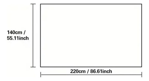 Mantel Hule Diseño Rectangular Resistente 140x220cm