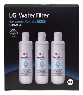 Pack 3 Filtros De Agua LG Lt1000p - Adq74793501