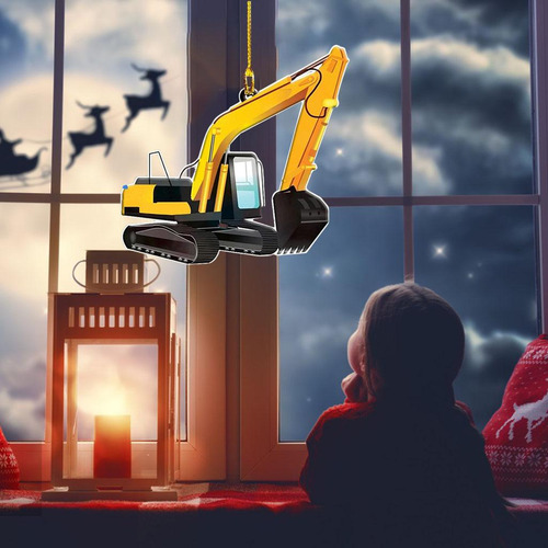 2 De Navidad Adornos Colgantes Decoración Estilo 4