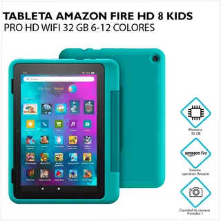 Tableta Amazon Fire Hd 8 Kids Pro Hd Wifi 32gb 6-12 Colores