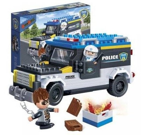  Bloques Banbao 7003 New Police Celular De Policia