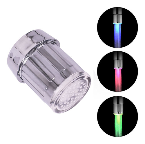 1 3 Color Sensibl Temperatura Grifo Agua Led Gradiente Luz