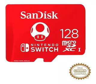 Memoria Micro Sdxc Sandisk 128gb U3 4k Para Nintendo Switch