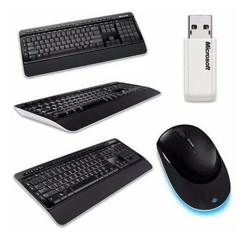 Combo Teclado Y Mouse Inalambrico Microsoft Wireless 3000