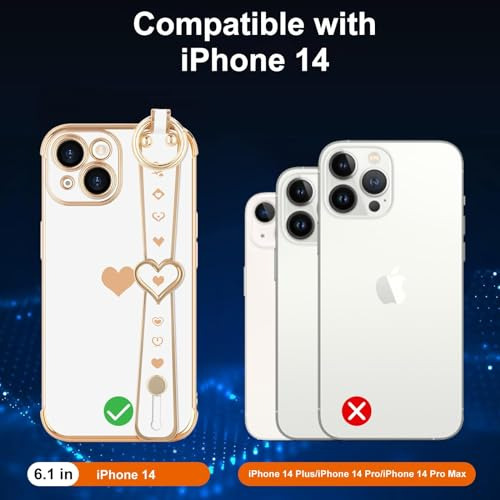 Funda Para iPhone 14 Blanco 6.1puLG Silicon -2
