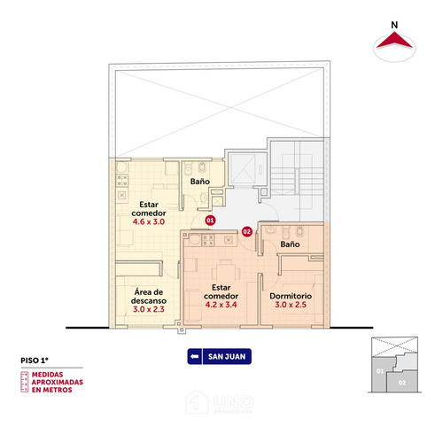 Imagen 3 de 19 de San Juan Y Vera Mujica - Dpto De 1 Dormitorio Externo. Posibilidad Cochera.