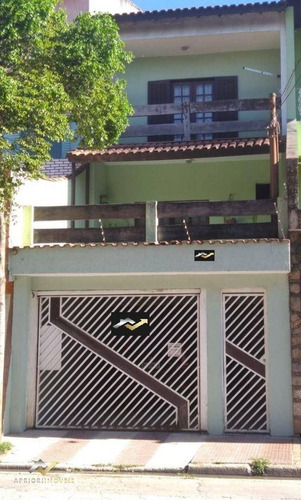 Sobrado Com 3 Dormitórios À Venda, 240 M² Por R$ 450.000 - Parque Gerassi - Santo André/sp - So0953